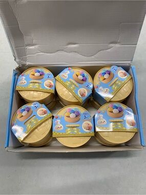 12 PCs Rainbow squishy dumpling bun Box